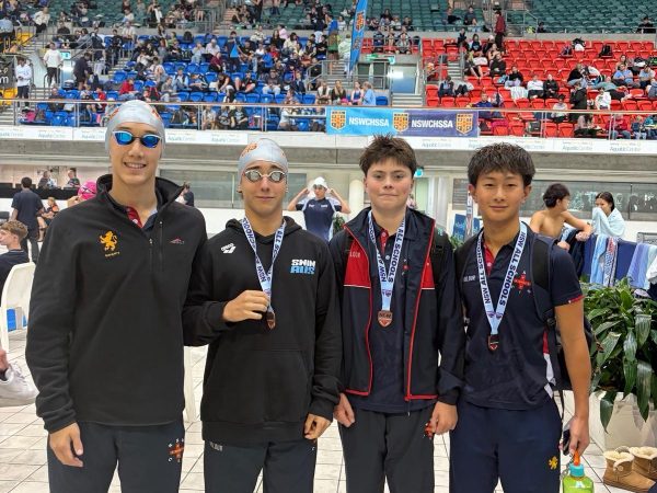 At CIS in May, Dylan Xie and Lewis Jewel.