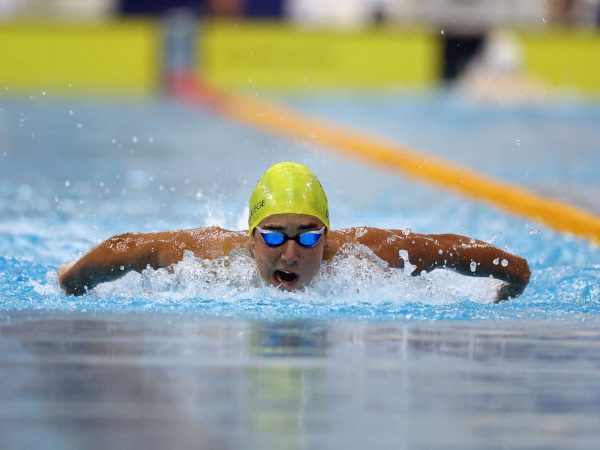 Lewis Jewell competes at the AAGPS in February